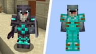 Hundreds of armor trim possibilities are possible in Minecraft's latest snapshot (Image via TheDerpyWhale/YouTube)